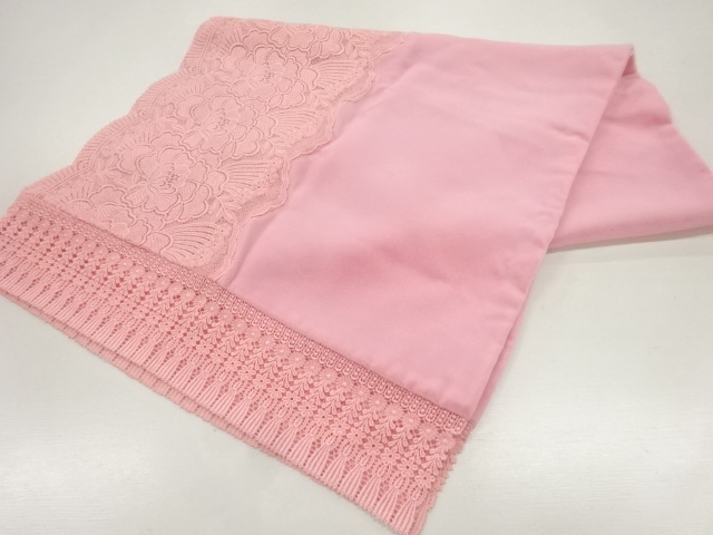 JAPANESE KIMONO / VELVET LACE FLORAL PATTERN SHAWL